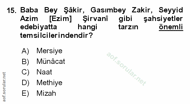 Soru 15