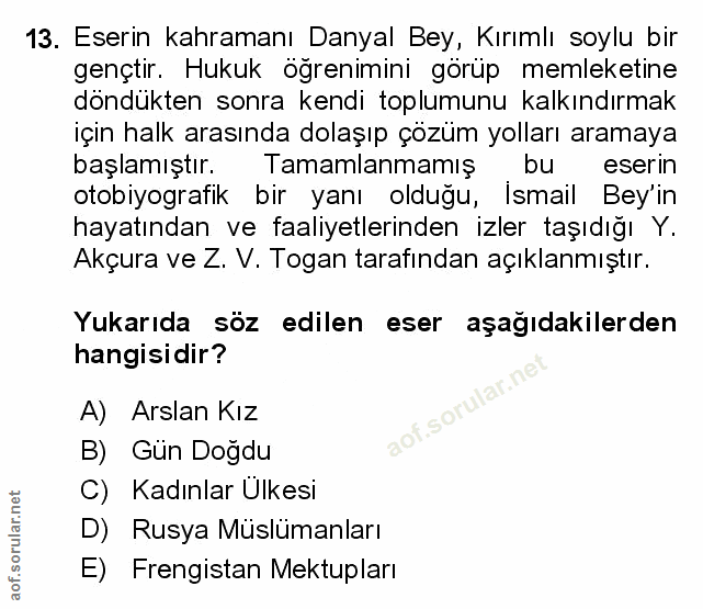 Soru 13