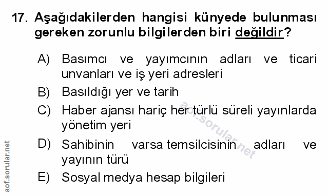 Soru 17