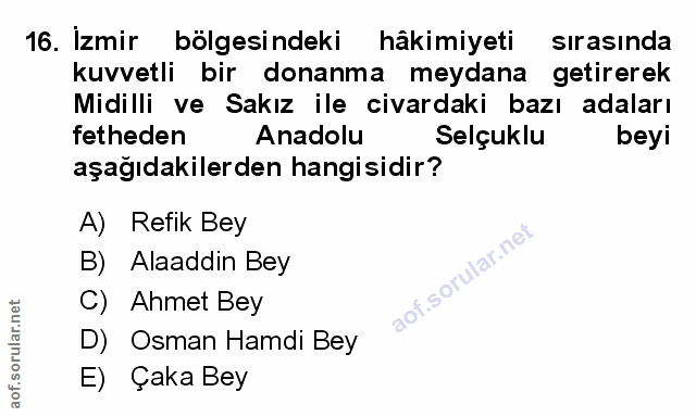 Soru 16