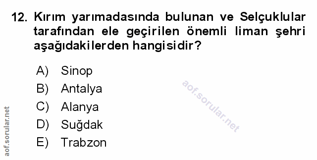 Soru 12