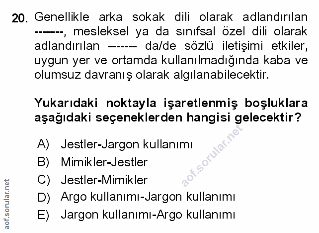 Soru 20