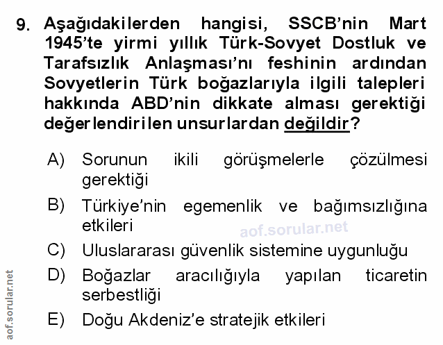 Soru 9