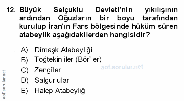 Soru 12