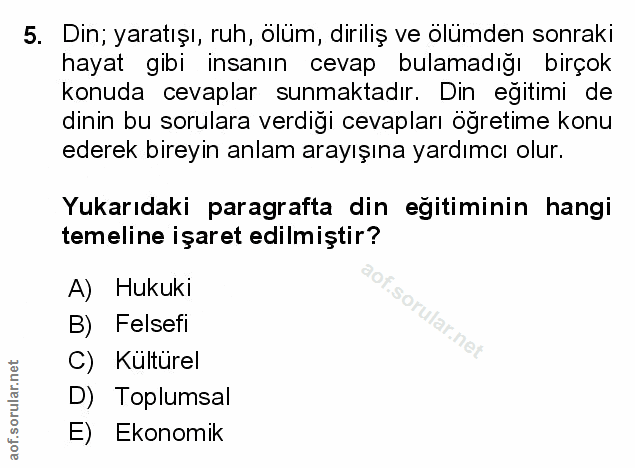 Soru 5