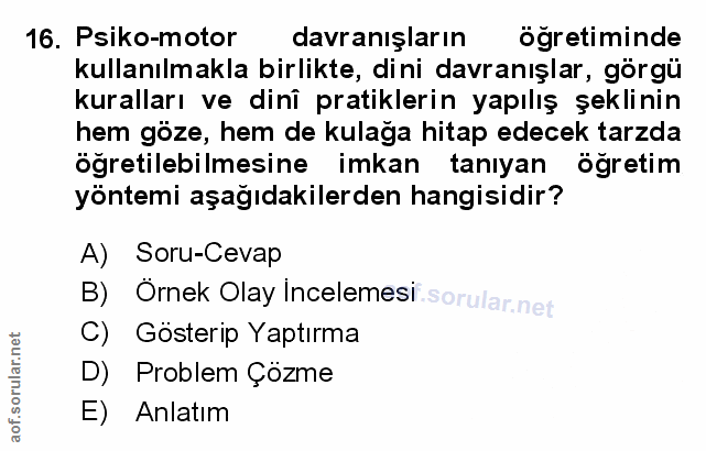 Soru 16
