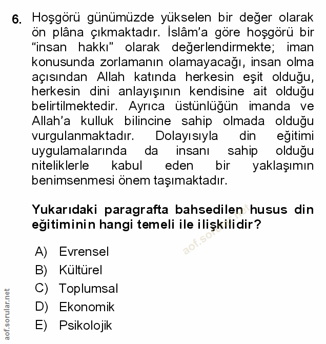 Soru 6