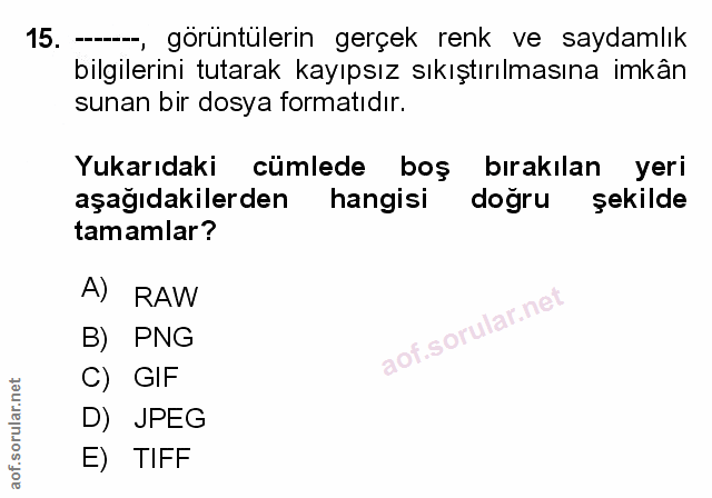 Soru 15
