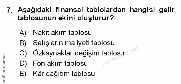 Soru 7