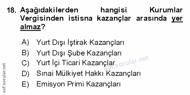 Soru 18