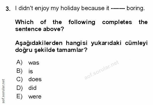Soru 3