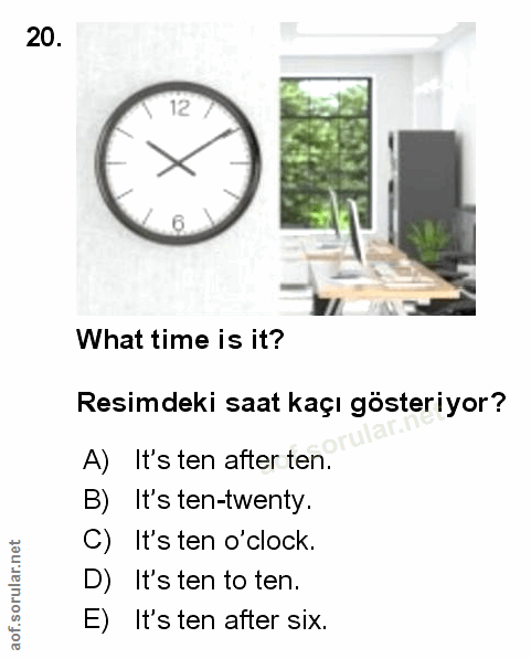 Soru 20