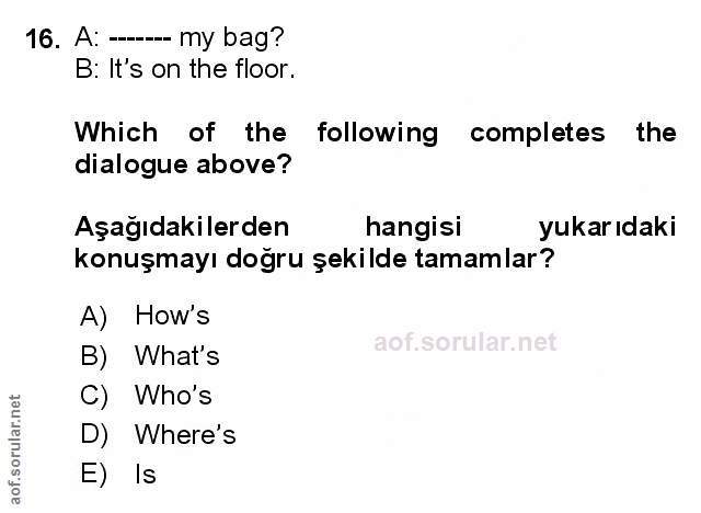 Soru 16