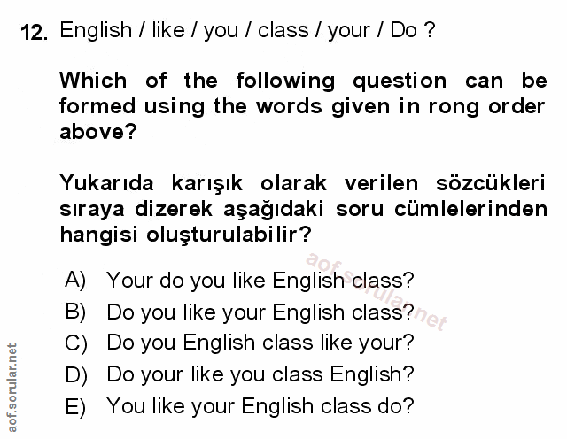 Soru 12