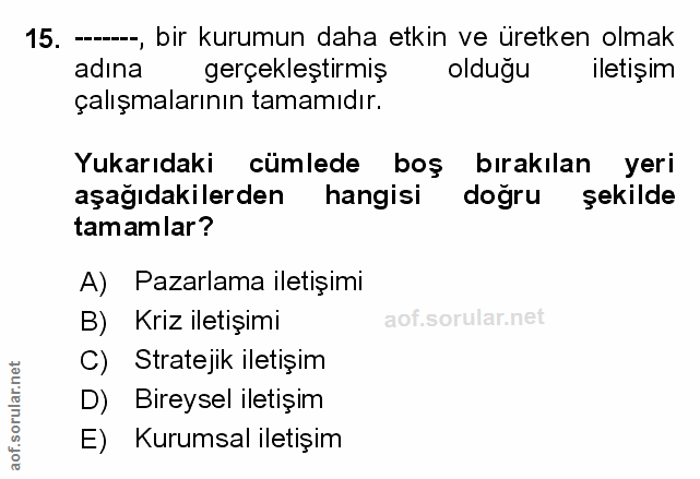 Soru 15
