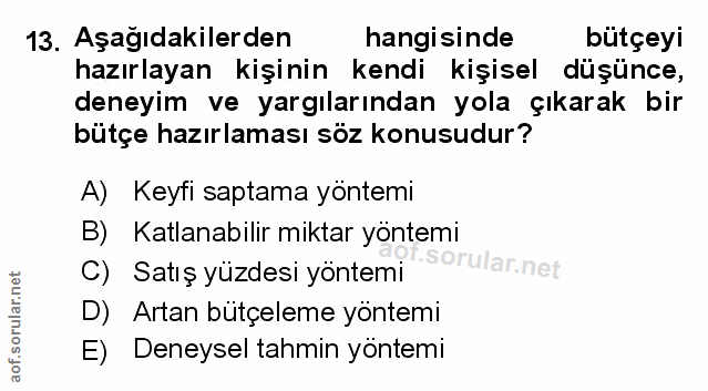 Soru 13