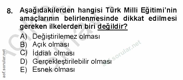 Soru 8