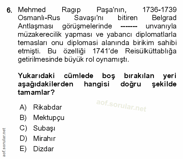 Soru 6