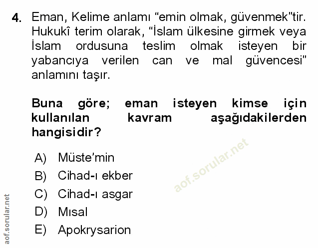 Soru 4