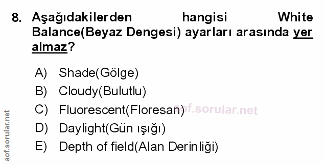 Soru 8
