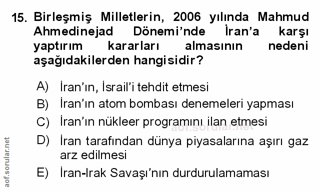 Soru 15