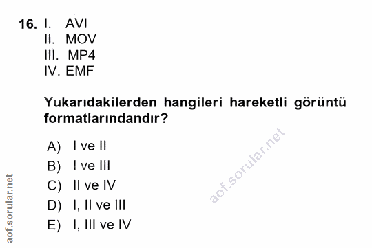 Soru 16