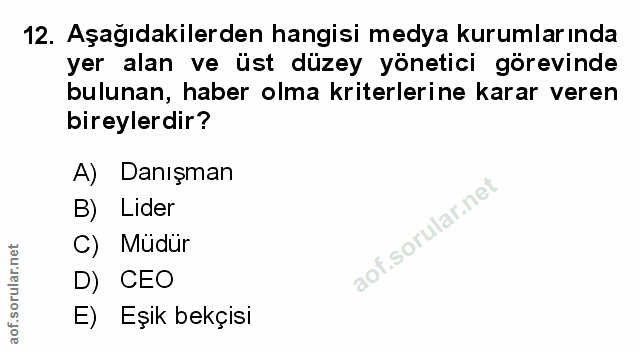 Soru 12