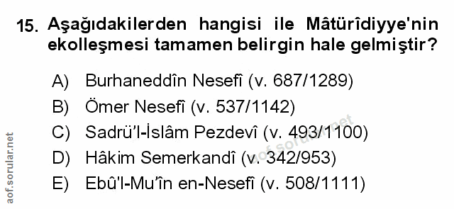 Soru 15