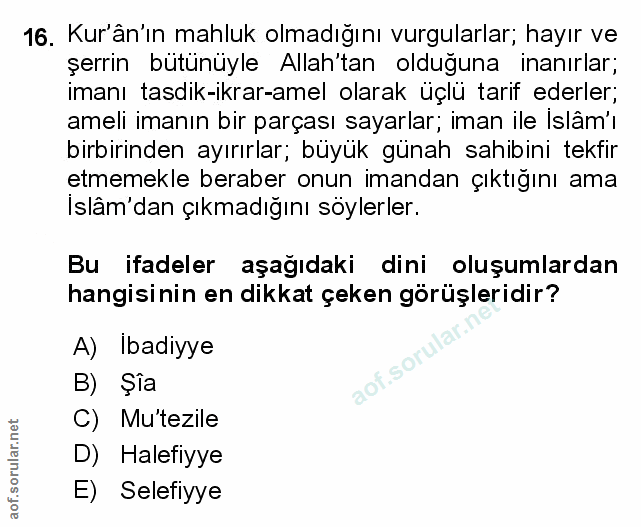 Soru 16