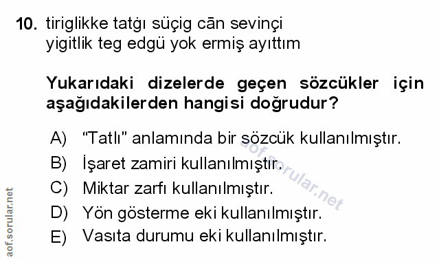 Soru 10