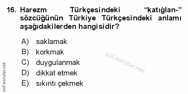 Soru 16