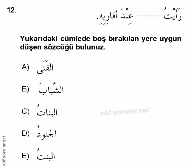 Soru 12