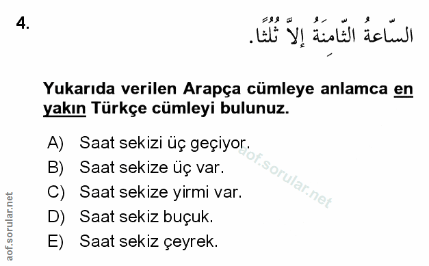 Soru 4