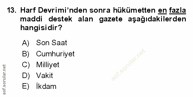 Soru 13