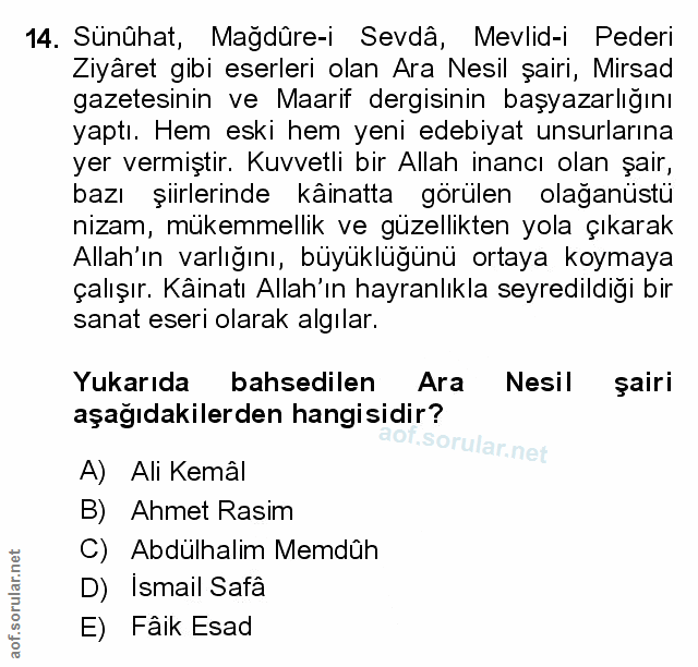 Soru 14