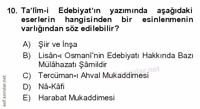 Soru 10