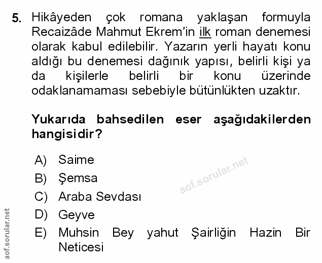 Soru 5
