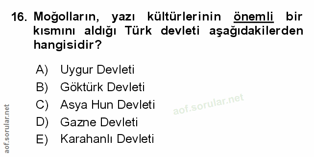 Soru 16