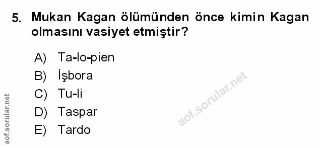 Soru 5