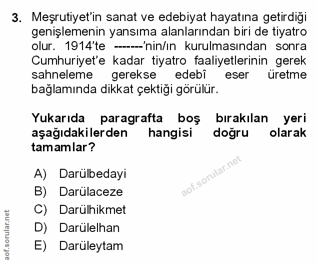 Soru 3