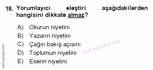 Soru 18