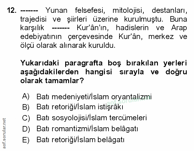 Soru 12