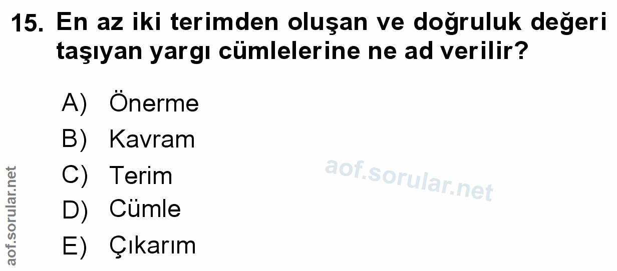 Soru 15