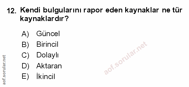 Soru 12