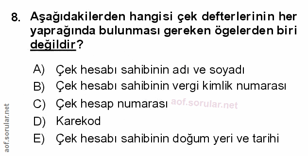 Soru 8