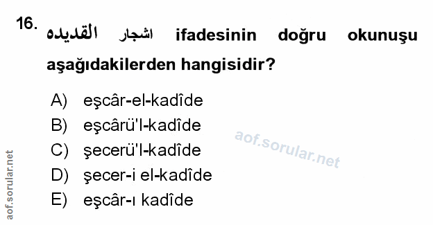 Soru 16