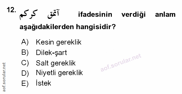 Soru 12