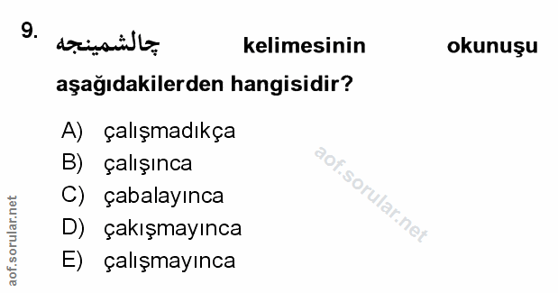 Soru 9