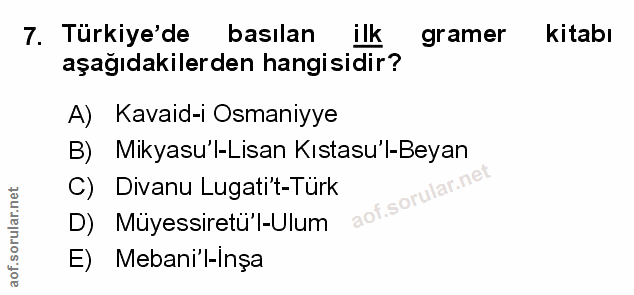 Soru 7
