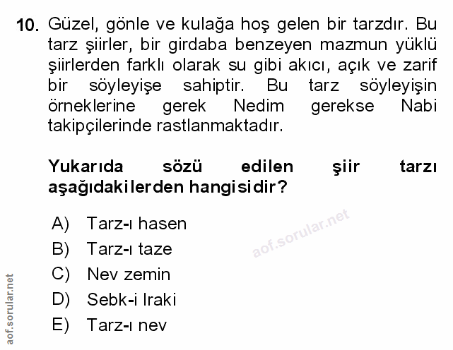 Soru 10